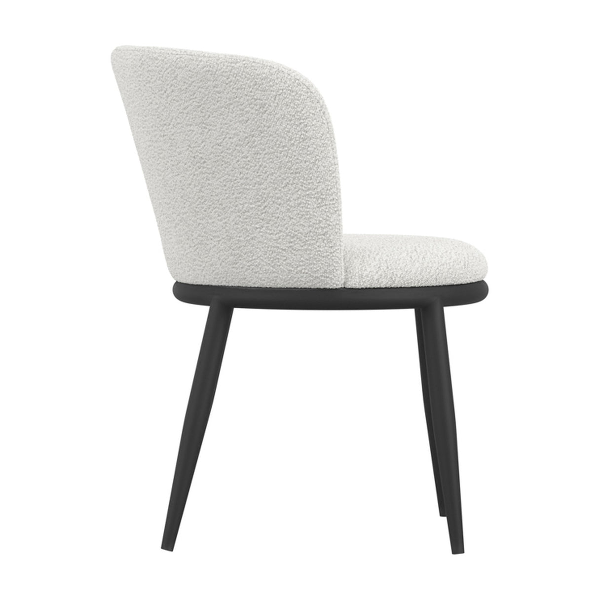 Nova Dining Chair - Ivory with Black