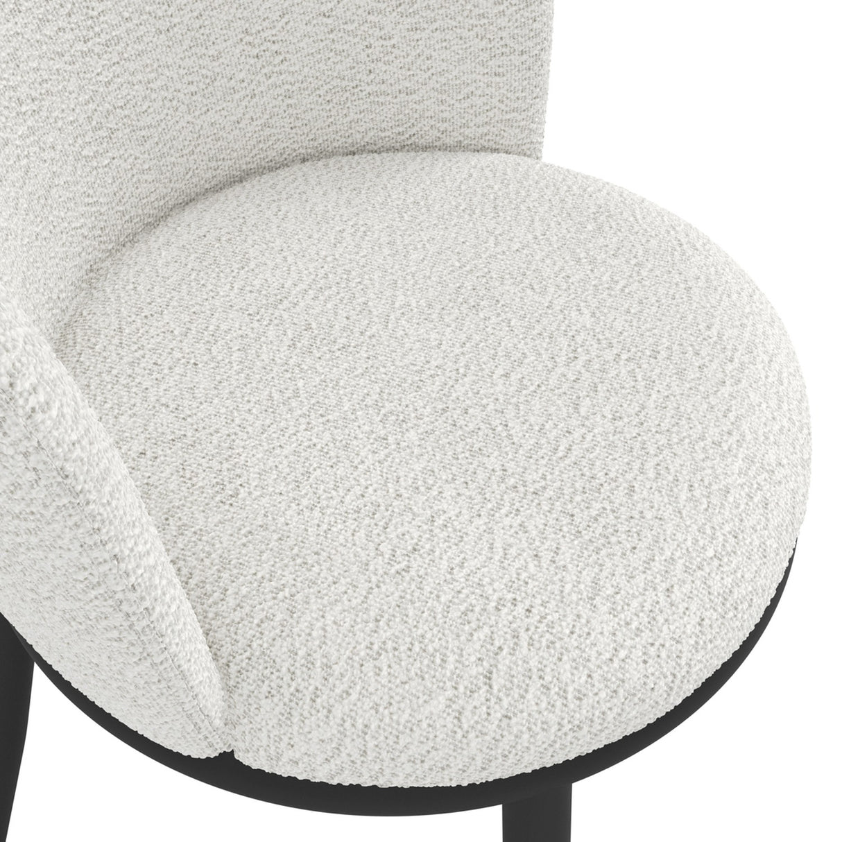 Nova Dining Chair - Ivory with Black
