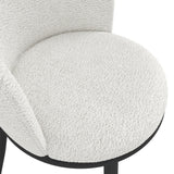 Nova Dining Chair - Ivory with Black