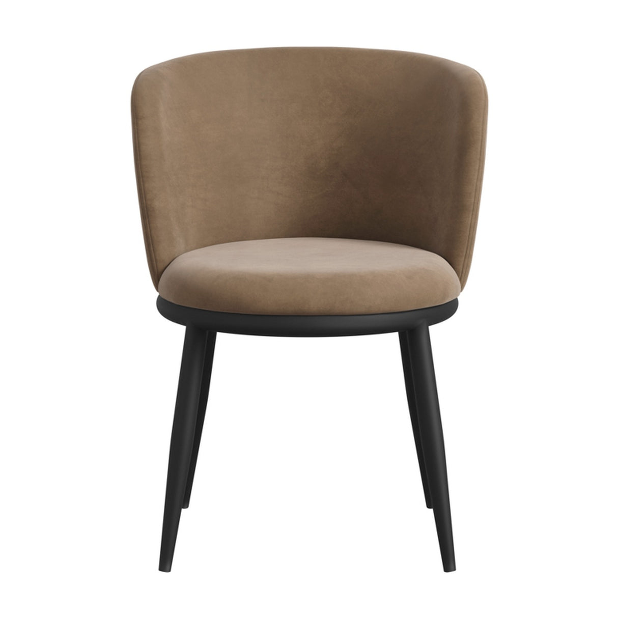 Nova Dining Chair - Mole with Black