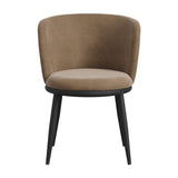 Nova Dining Chair - Mole with Black