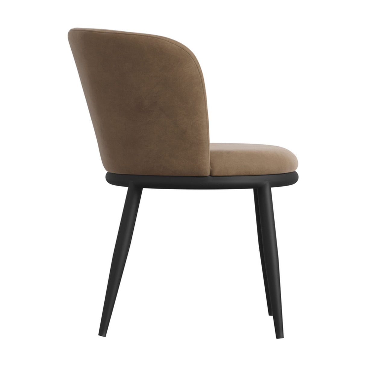 Nova Dining Chair - Mole with Black