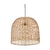 Noko Large Wicker Dome Pendant Light - Natural