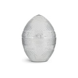 Essan Large Opening Glass Easter Egg Decoration - Clear
