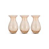 Bapti Glass Bud Vases - Dusty Terracotta - Set of 3