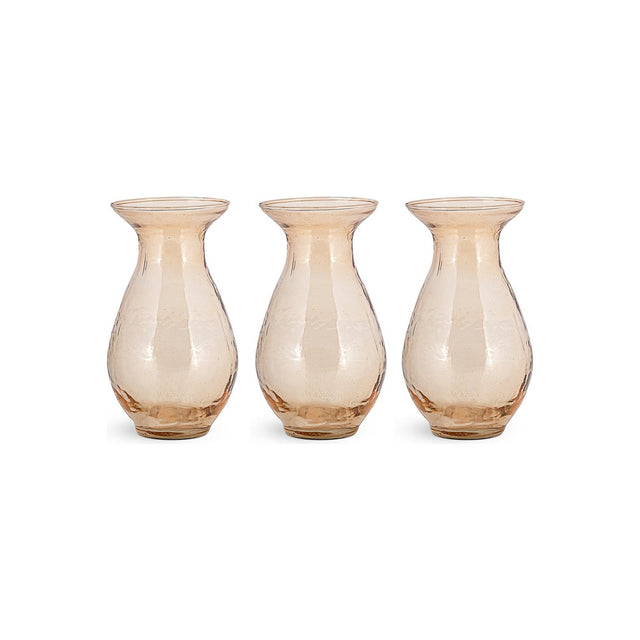 Bapti Glass Bud Vases - Dusty Terracotta - Set of 3