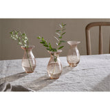 Bapti Glass Bud Vases - Dusty Terracotta - Set of 3
