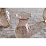 Bapti Glass Bud Vases - Dusty Terracotta - Set of 3