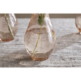 Bapti Glass Bud Vases - Dusty Terracotta - Set of 3