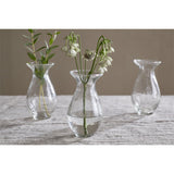 Bapti Glass Bud Vases - Clear - Set of 3