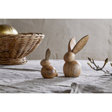 Khara Small Mango Wood Rabbit Easter Decoration - Natural