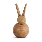 Khara Small Mango Wood Rabbit Easter Decoration - Natural