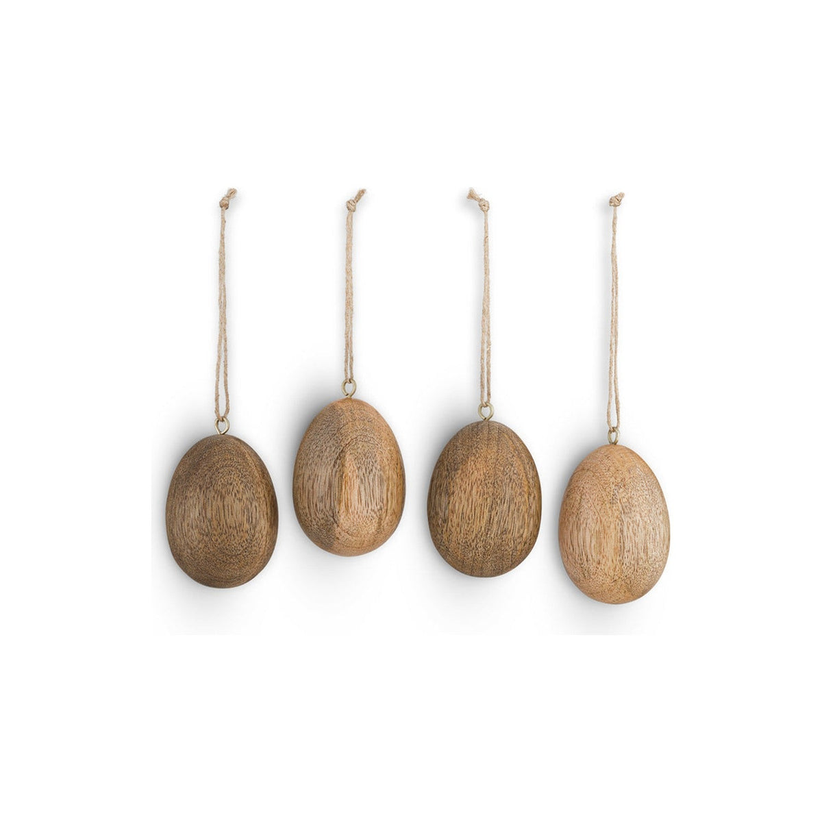 Dima Hanging Egg Easter Decoration - Natural - Set of 4