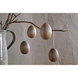 Dima Hanging Egg Easter Decoration - Natural - Set of 4
