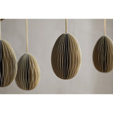 Piani Paper Easter Decoration - Moss Green - Set of 4