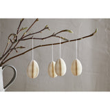 Piani Paper Easter Decoration - Cream - Set of 4