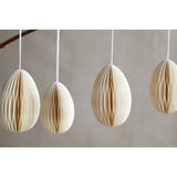 Piani Paper Easter Decoration - Cream - Set of 4