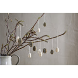 Piani Mini Paper Decoration - Natural & Moss - Set of 12