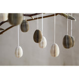Piani Mini Paper Decoration - Natural & Moss - Set of 12