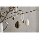 Piani Mini Paper Decoration - Natural & Moss - Set of 12