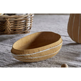 Surya Opening Egg Easter Decoration - Ochre & Cream