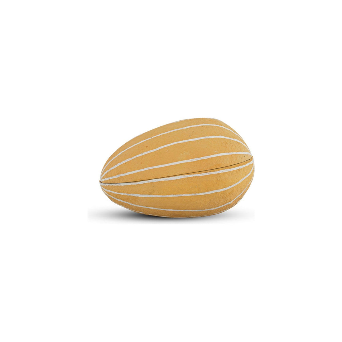 Surya Opening Egg Easter Decoration - Ochre & Cream