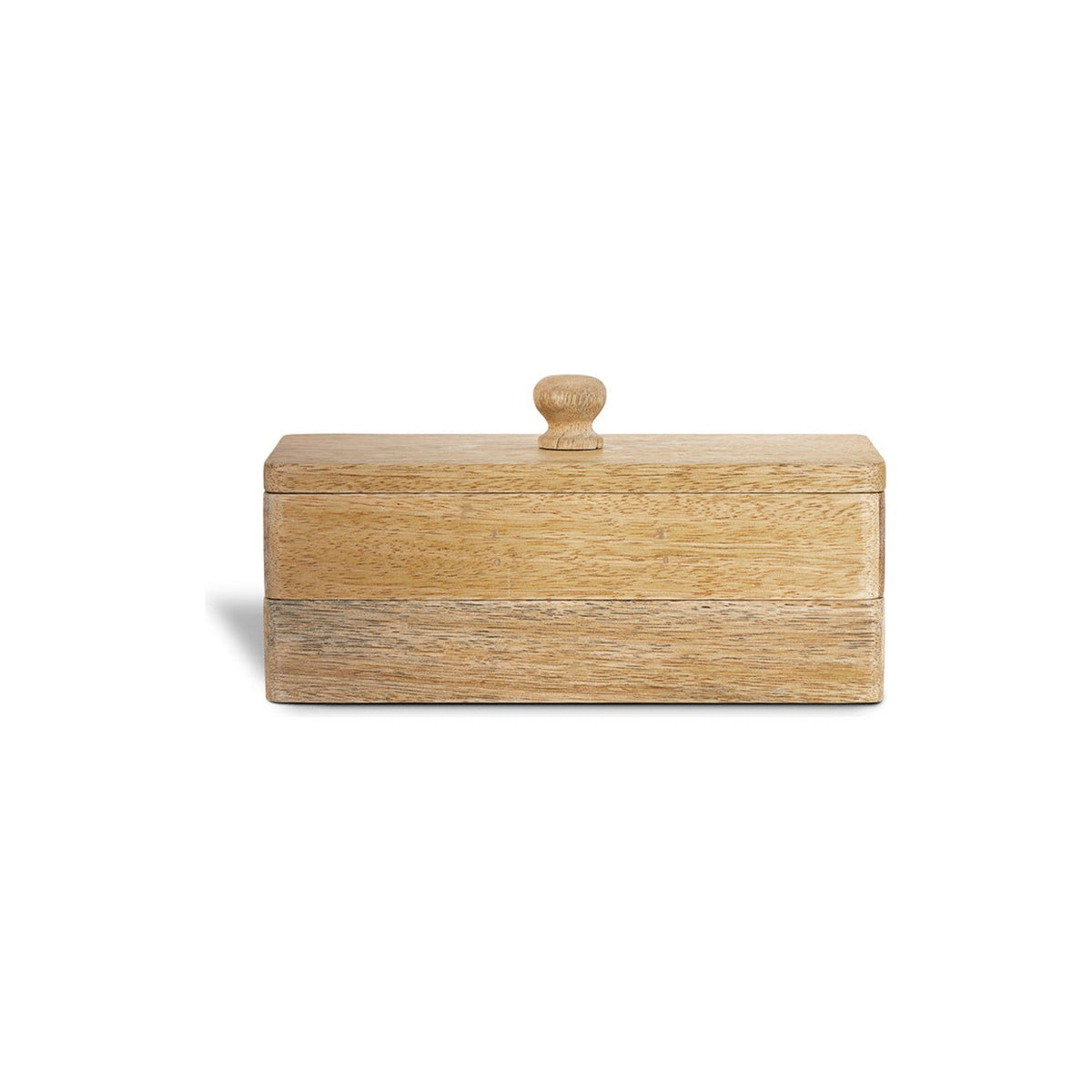 Chanya Mango Wood Jewellery Box - Natural