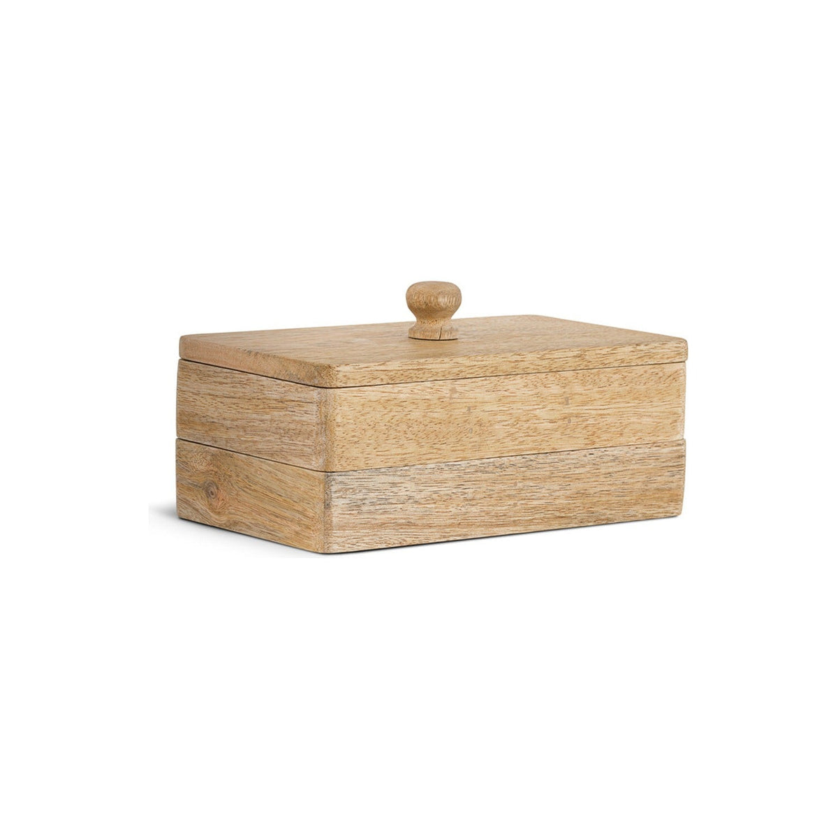 Chanya Mango Wood Jewellery Box - Natural