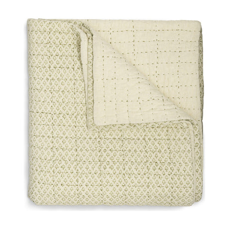 Peplu 220 x 140cm Quilted Bedspread - Sage Green