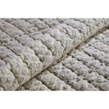 Peplu 220 x 140cm Quilted Bedspread - Sage Green