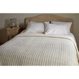 Peplu 220 x 240cm Cotton Quilted Bedspread - Sage Green