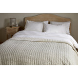 Peplu 220 x 240cm Cotton Quilted Bedspread - Sage Green