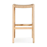 Aamani 70cm Backless Cord Counter Stool - Natural