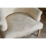 Aranya Cotton & Jute Kilim Armchair - Natural