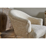 Aranya Cotton & Jute Kilim Armchair - Natural