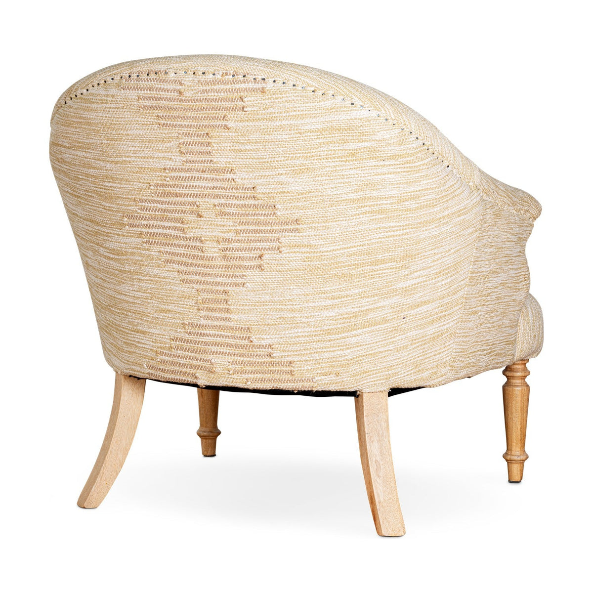 Aranya Cotton & Jute Kilim Armchair - Natural