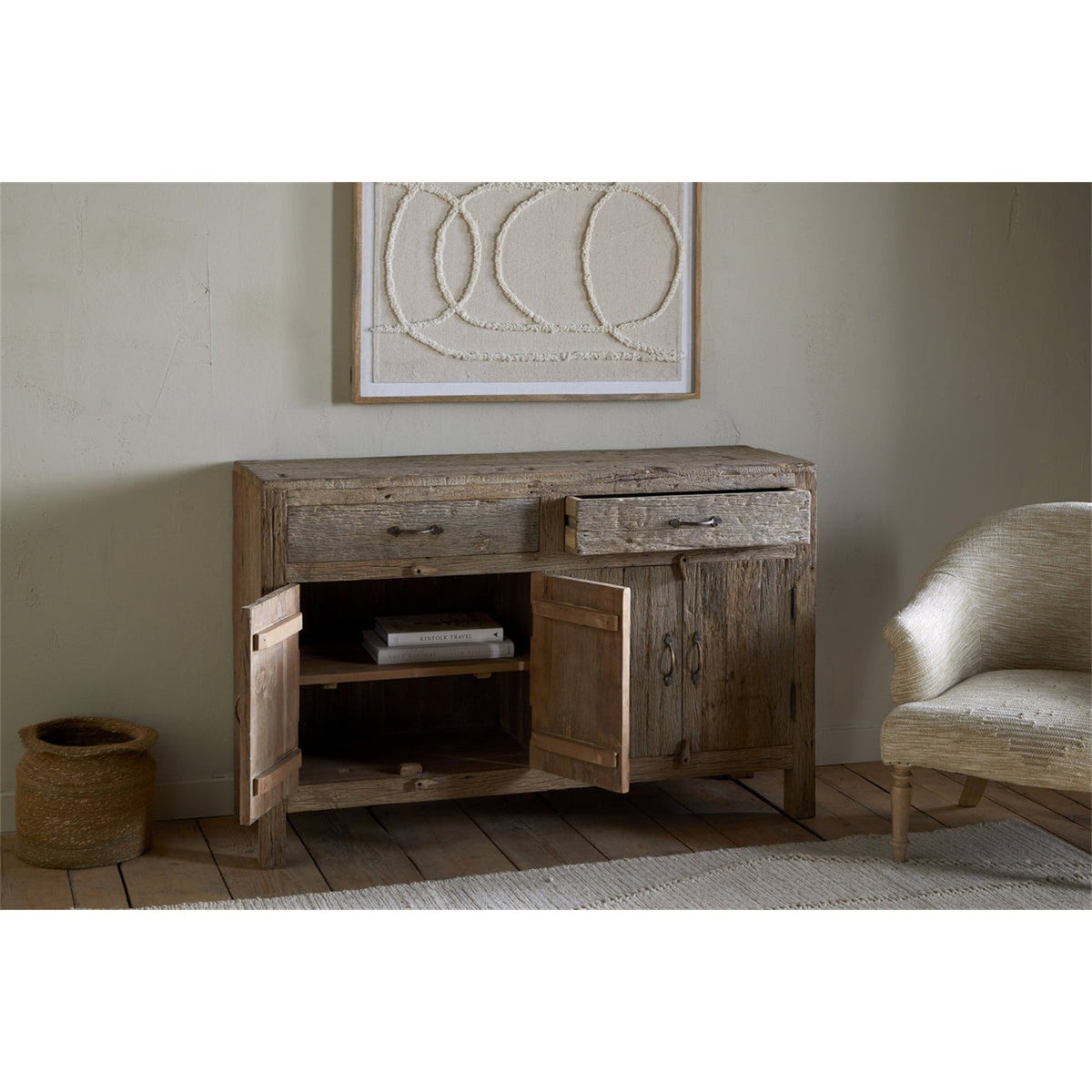 Ibo Reclaimed Wood Sideboard - Natural