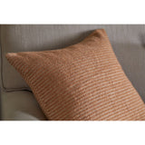 Ilaa 50 x 50cm Striped Wool Cushion Cover - Sand