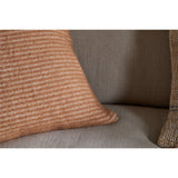 Ilaa 50 x 50cm Striped Wool Cushion Cover - Sand