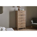 Iya Tallboy Reclaimed Wood Chest of Drawers - Natural