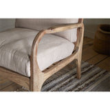 Jaya Acacia Wood & Linen Armchair - Natural