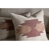 Kabir 60 x 40cm Wool & Cotton Cushion Cover - Rust
