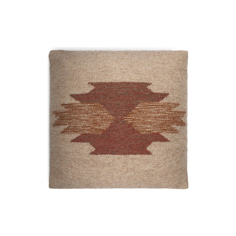 Kabir 50 x 50cm Wool Cushion Cover - Rust