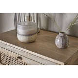 Kanz Mango Wood Tallboy Chest of Drawers - Natural
