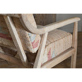 Kavya Kilim Occasional Armchair - Natural