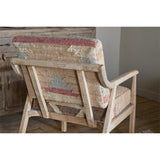 Kavya Kilim Occasional Armchair - Natural