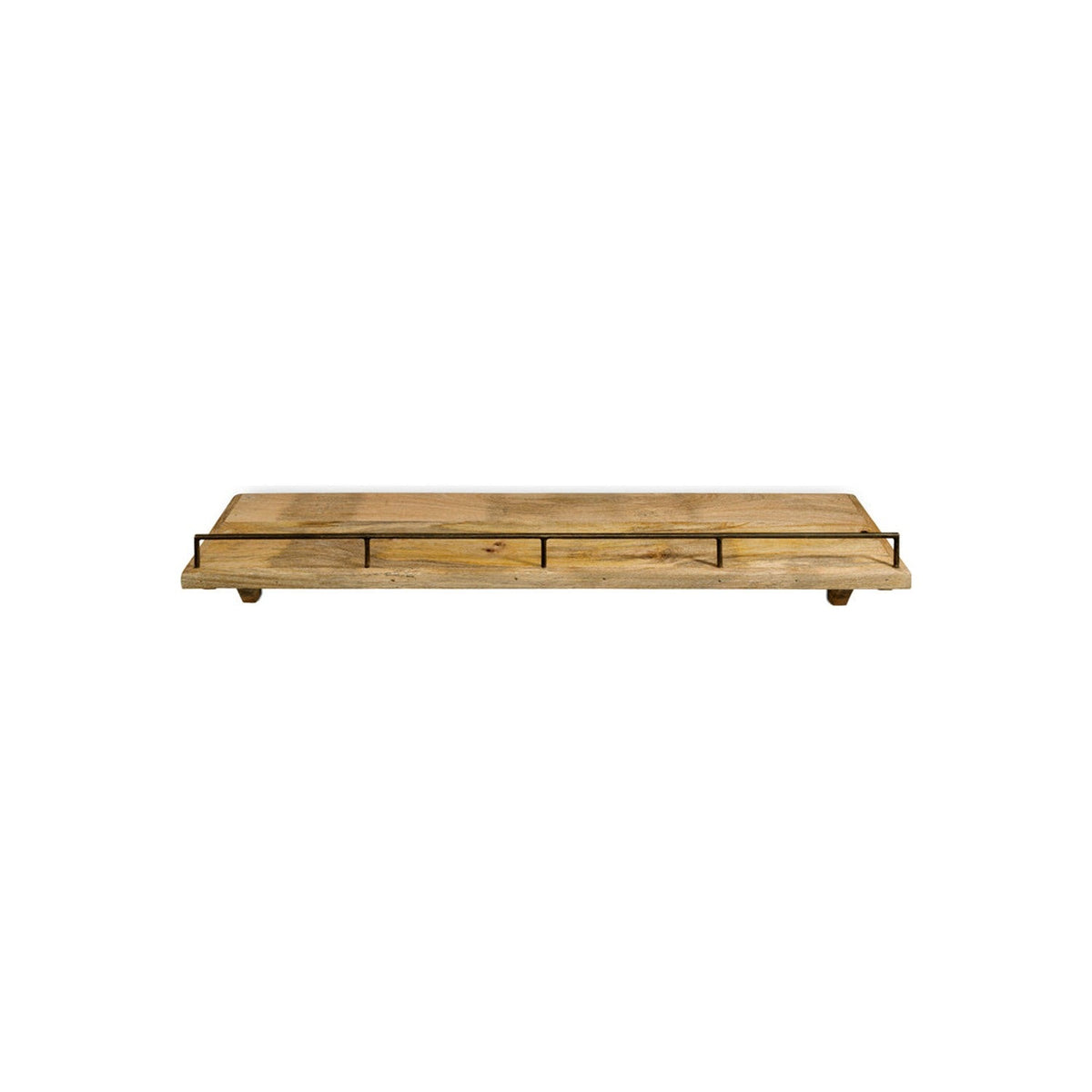 Meera Large Mango Wood Gallery Wall Shelf - Natural