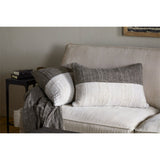 Munir 60 x 40cm Linen Cushion Cover - Charcoal