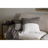 Munir 60 x 40cm Linen Cushion Cover - Charcoal