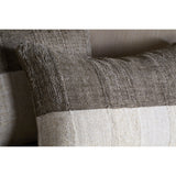 Munir 60 x 40cm Linen Cushion Cover - Charcoal